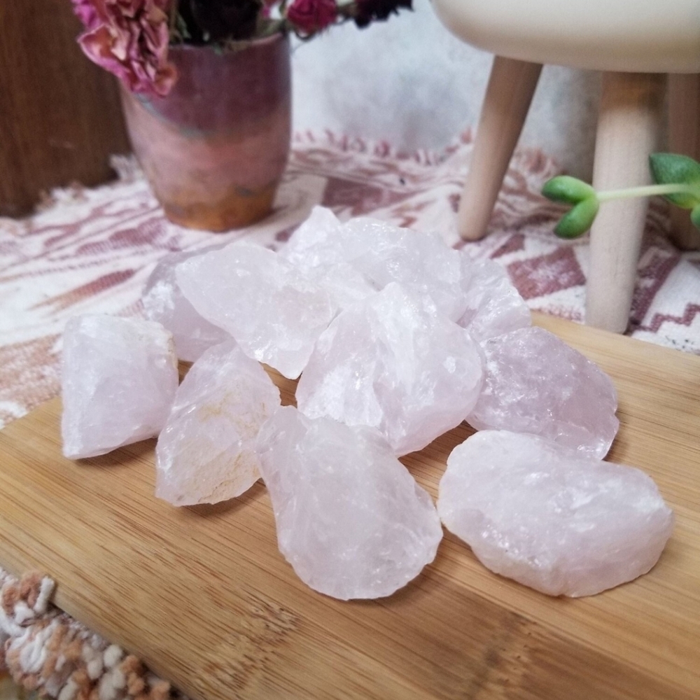 Raw Crystal - Rose Quartz (1)